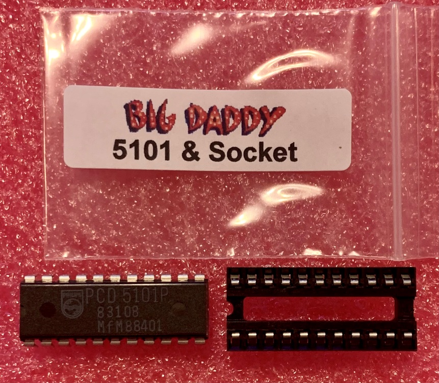 5101 Static RAM and socket