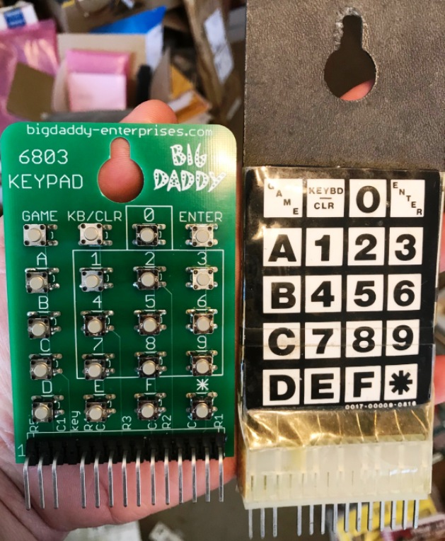 BD-6803 Keypad compared to OEM Keypad
