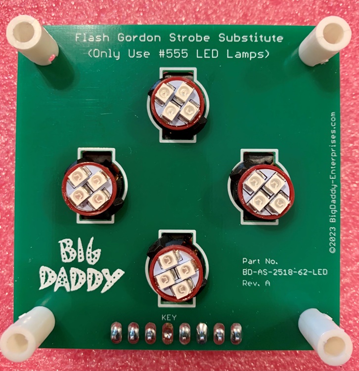 Big Daddy replacement LED strobe board for Flash Gordon