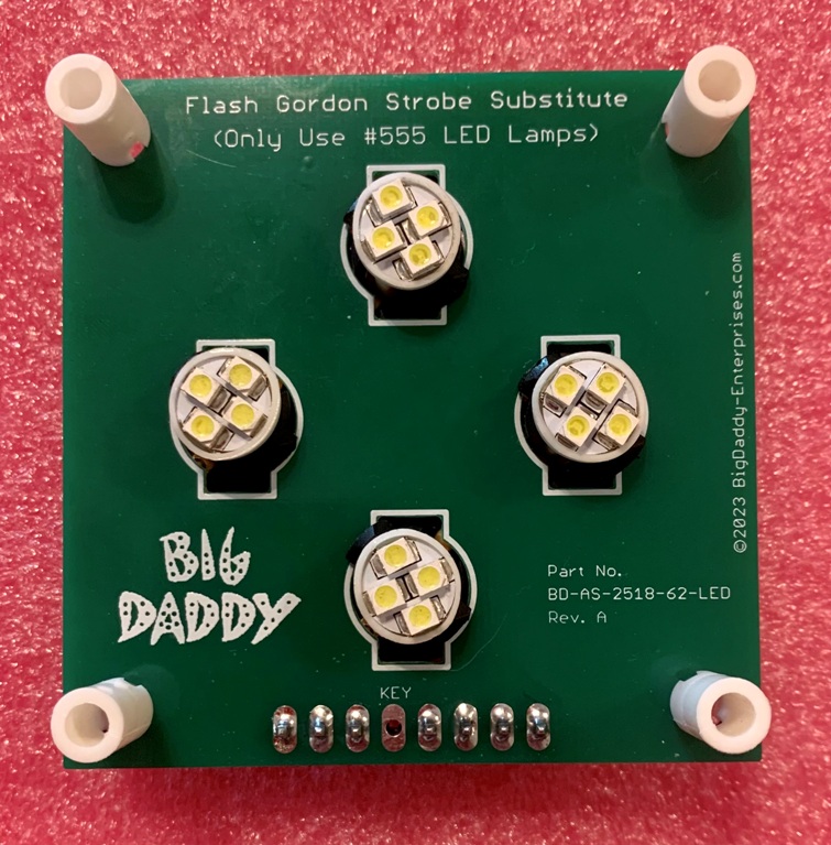 Big Daddy replacement LED strobe board for Flash Gordon