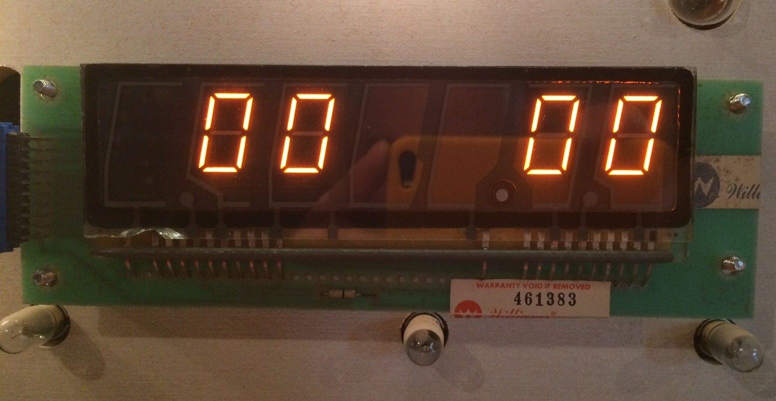 4DigitDisplay0253 - Williams 4-digit display board