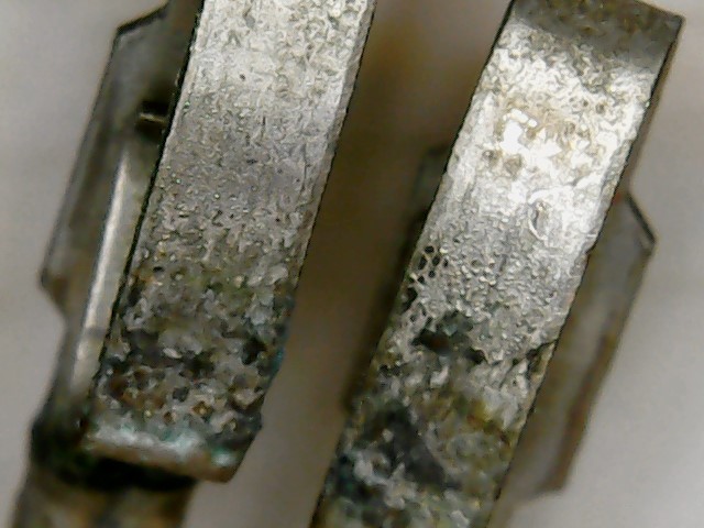 Corroded crimp ends that need replaced